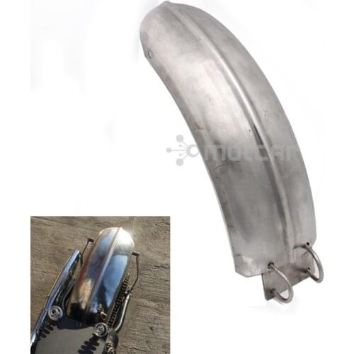 1set 15/18cm Wide 51cm Long Version Motorcycle Steel Rear Fender Cover Mudguard Flaps Splash For Honda Shadow VLX STEED 400 600