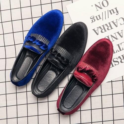 Cheap fashion British comfortable mens casual shoes comfortable breathable fit non slip soft wear resistant suede shoes si38-48