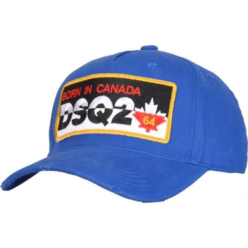 Dsq2 brand hat men Baseball Caps High Quality 100% cotton unisex Adjustable Baseball Caps ICON letter black cap for men