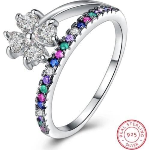 ENDELI Rings With Cubic Zirkonia For Women