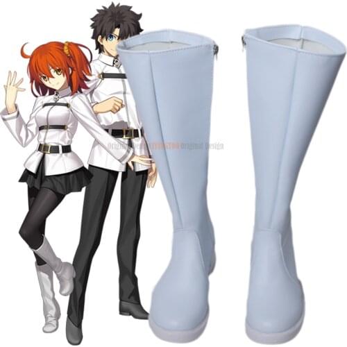 FGO Shujinko Cosplay Fate Grand Order The Protagonist Shujinko Cosplay Boots Shoes Custom Made Any Size