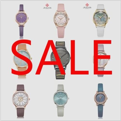 Final Sale Discount Julius Womens Watch Japan Quartz Real Leather Girls Hours Fashion Clock No Box