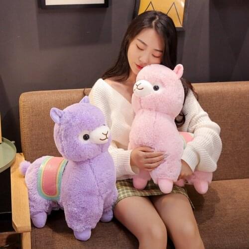 35/50CM Cute Alpaca Plush Toy Soft Animals Plush Alpacasso Alpaca Llama Dolls Stuffed Toys Pillow for Children Birthday Gift