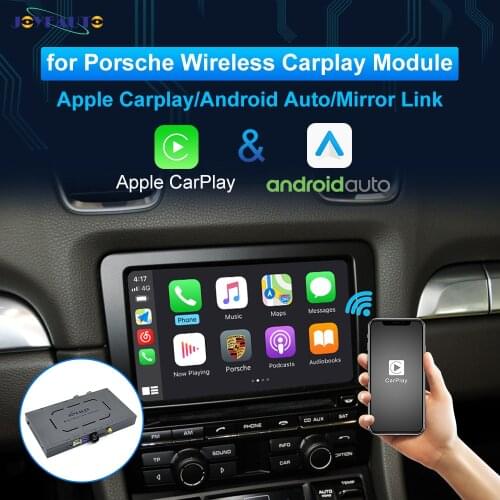 JoyeAuto Wireless Apple Carplay For Porsche 2010-2016 CDR3.1 911 Macan Panamera Cayenne Bosxter Car Play Android Auro Module Box