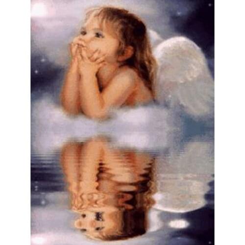 KEXINZU Full Square/Round Drill 5D DIY Diamond Painting "Cartoon angel girl" Embroidery Cross Stitch 5D Home Decor Gift Y4670