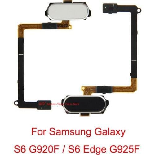 Home Menu Return Button Fingerprint Sensor Flex Cable For Samsung Galaxy S6 G920 G920F / S6 Edge G925 G925F Repair Parts