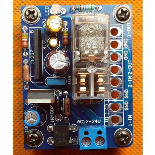 KYYSLB UPC1237 Speaker Horn Protection Board Japan Omron Relay Two-channel Protection Board Kit