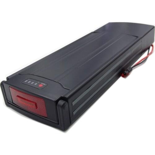 Long cycle 24v 10Ah LiFePO4 battery 29.2V 10.5ah ebike battery pack plastic rear rack with 29.4V charger