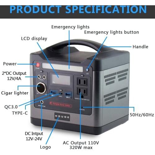 Best 307Wh Portable Power Station Power Stations Camping Generator
