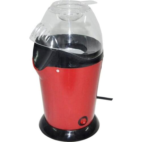 Popcorn Machine Hot Air Popcorn Maker Wide-Caliber Design With Cup Mini Electric Corn Machine EU Home