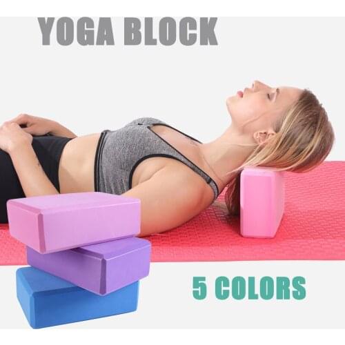 Multicolor foam yoga block massage roller High density fitness yoga brick bolster Sports tools home workout yoga accessories