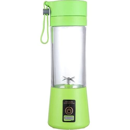 Multifunctional Strong Power-Load Lightweight USB Electric Blender Food Smoothie Processor 6-leaf Fruit Juicer