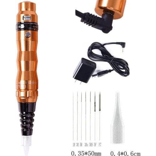 New Dermografo Universal Permanent Makeup Tattoo Eyebrow Lip Pen Machine Rotary Tattoo Gun Kits