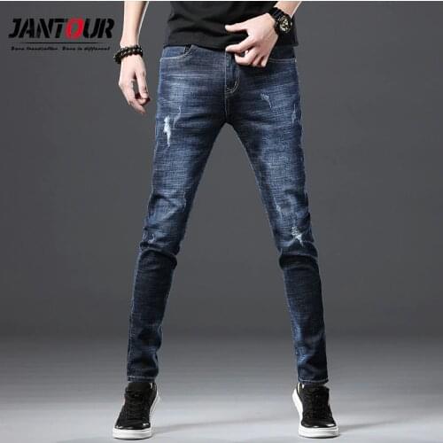 2020 New Autumn Winter Cotton Jeans Men High Quality Famous Brand Denim trousers soft mens pants mens fashion mens jean male