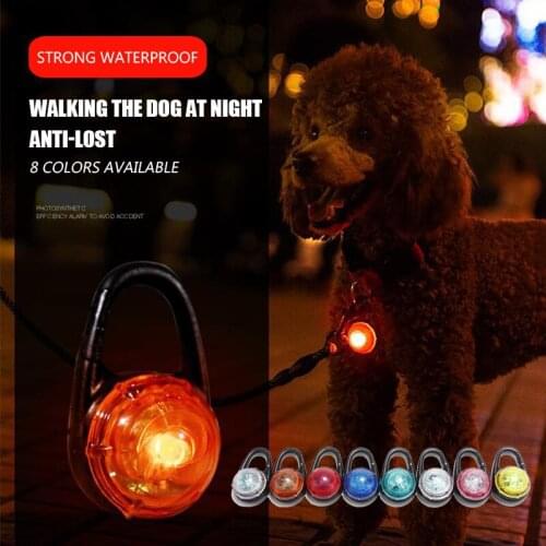 The New Led Luminous Pendant Pet Dog Luminous Pendant Waterproof and Anti-Lost Pet Light Pet Supplies