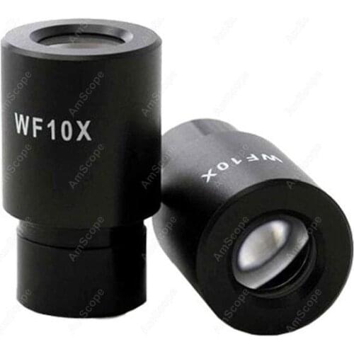 Microscope Eyepiece-AmScope Supplies Pair of WF10X Microscope Eyepieces (23mm)