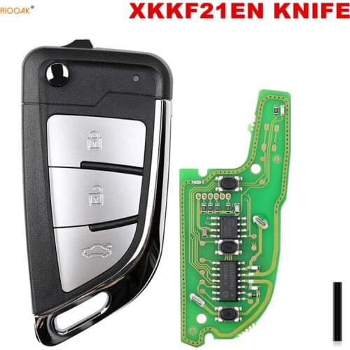RIOOAK 1PCS/LOT XHORSE XKKF21EN VVDI KNIFE 2 Style(Flip-3BTN) Remote Key for VVDI VVDI2 Key Tool English Version