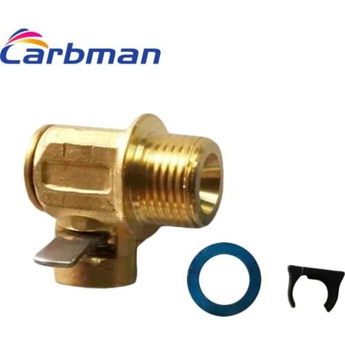 Carbman F105(20mm-1.5) Nipple Oil Drain Valve with Lever Clip