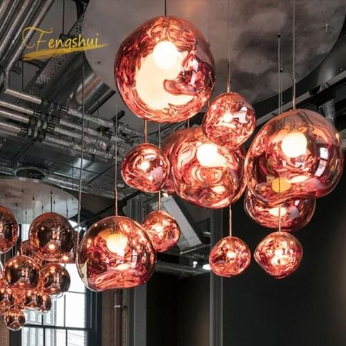 Modern PVC Ball LOFT LED Pendant Lights Restaurant Bar Industrial Lighting Pendant Lamp Kitchen Fixtures Luminaria hanging lamp