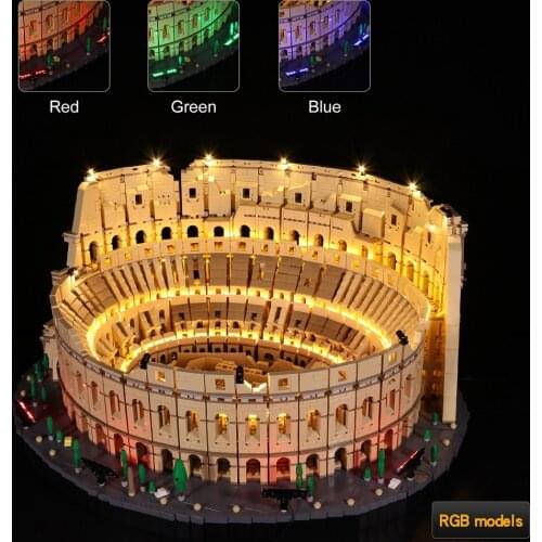 Led Light Kit For Colosseum 10276 Building Blocks Compatible with Model (NOT Included The Model)