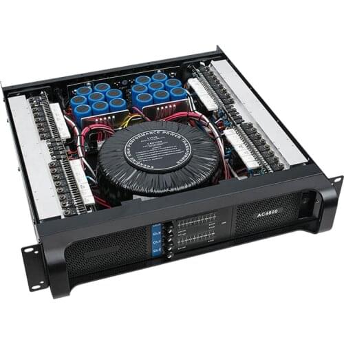 Power amplifier stage power amplifier professional after-stage pure power amplifier AC 300-800W 2U Four channels