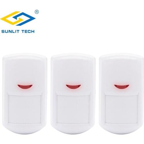 1/3/5pcs Lot Wireless PIR Sensor Motion Detector 433MHz for Home Security WIFI GSM PSTN Alarm System With long Detect Distance
