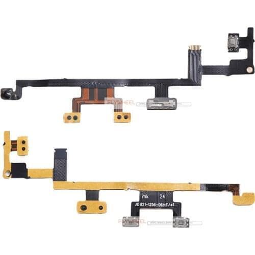 1pcs Replacement Parts For iPad 3 4 Power Mute Volume Control Button Switch Connector Flex Cable