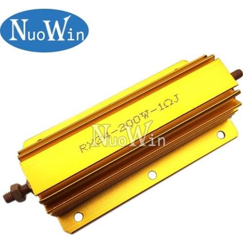 200W Aluminum Power Metal Shell Case Wirewound Resistor 0.1 ~ 1K 0.15 0.2 0.5 1 1.5 2 6 8 10 15 20 100 150 200 300 400 1K ohm