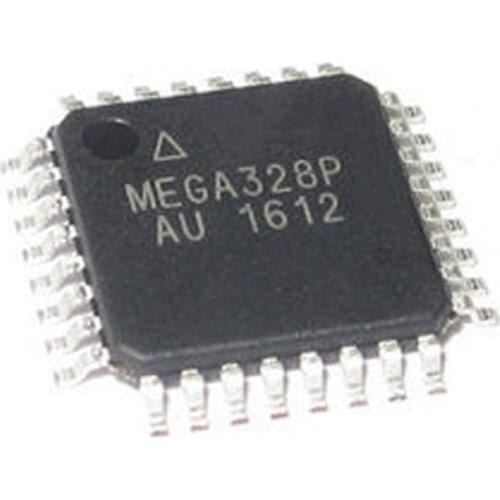5pcs MEGA328PU-PH 8-bit Microcontroller with 4/8/16/32K Bytes In-System Programmable Flash TQFP32