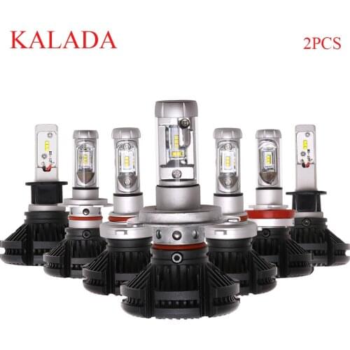 KALADA Car Headlight Fog Driving Daytime Light Bulbs White 8000LM Canbus Accesorios Para Auto Headlamp Various Models