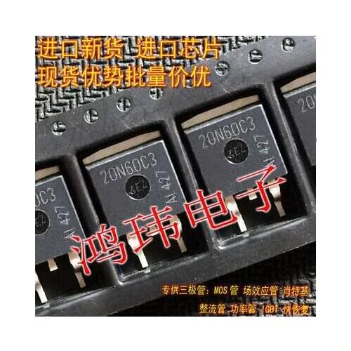 Free shipping 20PCS 20N60C3 SPB20N60C3 TO-263 600V