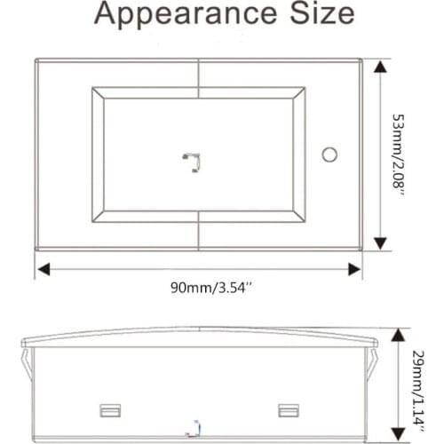 DC 50A 5KW Digital Wattmeter Power Panel Meter Monitor Power Energy Voltmeter