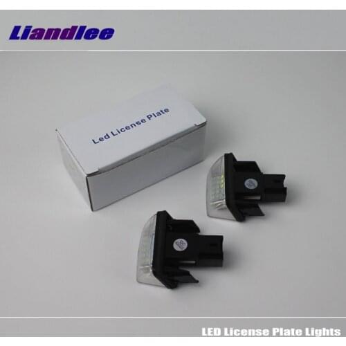 For Citroen C5 II C6 LED Car License Plate Light Number Frame Lamp High Quality