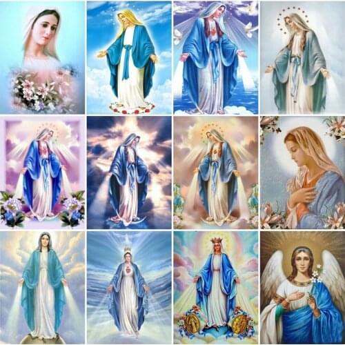 EverShine Diamond Painting 5D Portrait Diamond Embroidery Angel Full Drill Picture Of Rhinestones Needlework Decor For Home