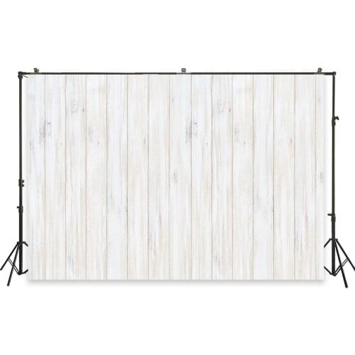 HUAYI Wood Texture Photography Backdrop Newborns Baby Child Studio Photo Background White Wooden Planks Floordrop W-6482