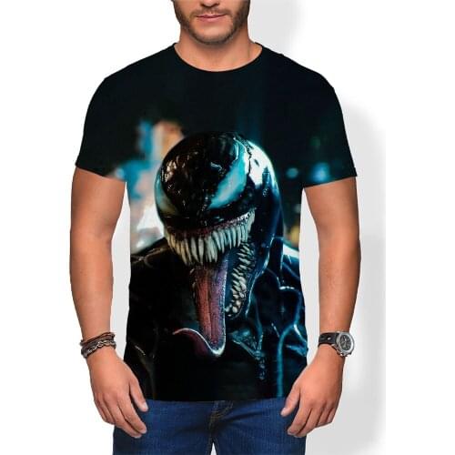 2021 New Venom Fashion Mens T shirts 3D Printed Summer T-shirt Boys girls Children Casual Short sleeve Kids Tops