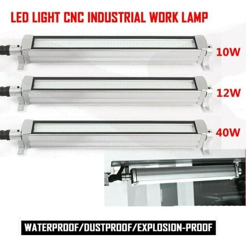 IP 67 Waterproof LED CNC Machine Tool Light Explosion-proof Oil-proof Workshop Working Lamp Long Milling lathe lamp 24v-36v