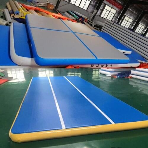 Free Shipping 3*3*0.1M Hot Sale Folding High Jumping Mat Gymnastics Air Training Mat, Inflatable Cheerleading Air Track