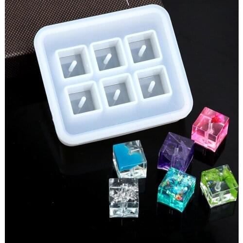 Round/Square Silicone Mold Jewelry Casting Tools DIY Chocolate Clay Mold Concrete Mould Decorating Tools Handmade Supplies