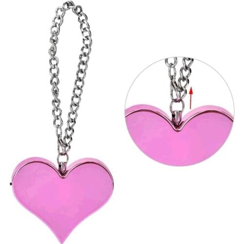 130DB Personal Alarm Attack Alarm Heart Shape Personal Security Alarm Keychain Emergency Self D efense Siren