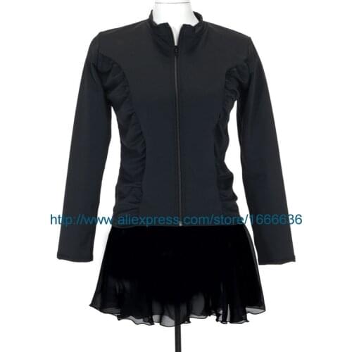 Hot Sales Ice Skating Dresses Beautiful New Brand Vogue Figure Skating Jacket & Short Skirt Competition SU2012