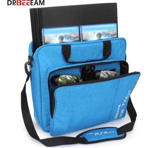 Handbag Multifunction Bag for PS4/PS4 PRO slim mi Original size Protect Shoulder Carry Bag Canvas Case For PlayStation 4 Consol