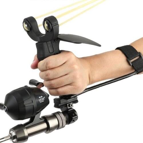 New Outdoor Hunting Tool High Speed Powerful Shooting Fish Dart Multifunction Bow Slingshot Catapult Archery Catch Fish Kit