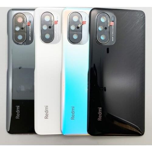 Original For Xiaomi Redmi K40 Pro M2012K11C Back Battery Cover Rear Door Housing Case Battery Cover Replacement With Adhesive