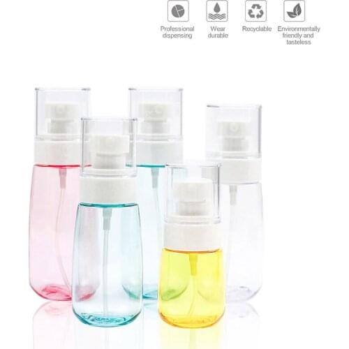 Plastic Storage Container Transparent Perfume Spray Bottle Fine Spray Refillable Travel Sub-bottle Atomizer Travel Container