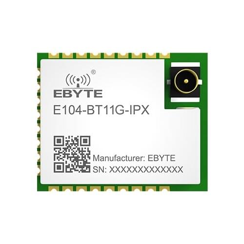 Bluetooth Mesh Node 2400-2483.5MHz 20dBm 200m Range 3.3V Phone APP Sig Mesh V1.0 PCB Antenna UART BLE Module E104-BT11N-PCB