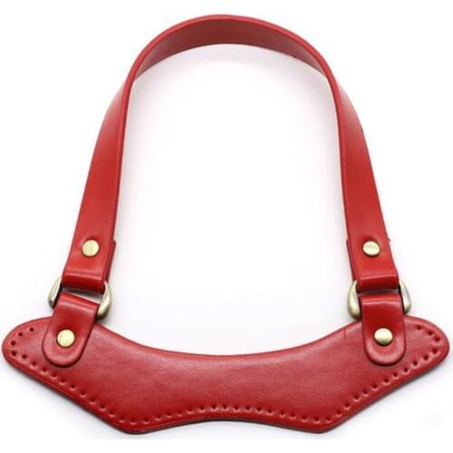 PU Leather Handbag Top Handle Strap for DIY Handmade Woven Bag Accessories