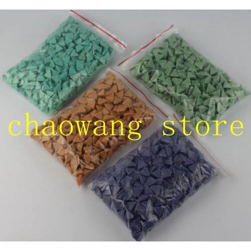Triangle Polishing media Rotary polishing Media tumbler media polishing materials 1LB/bag
