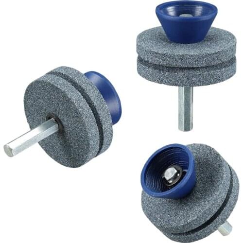 Universal Lawnmower Blade Sharpener, Double-Layer Lawnmower Blade Sharpener, Suitable For Any Electric Drill Hand Drill