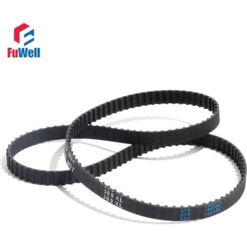 Timing Belt XL Type 720/770/788/850/860/900XL Toothed Pulley Transmission Belt 10mm/15mm Belt Width Closed Loop Rubber Belt